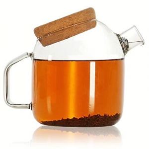 Glass Teapot Infuser | Cork Lid