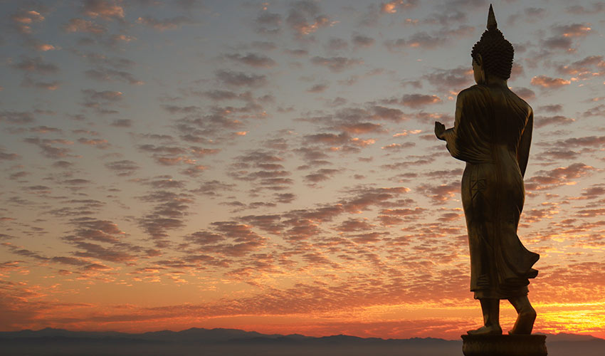 Walking Buddha